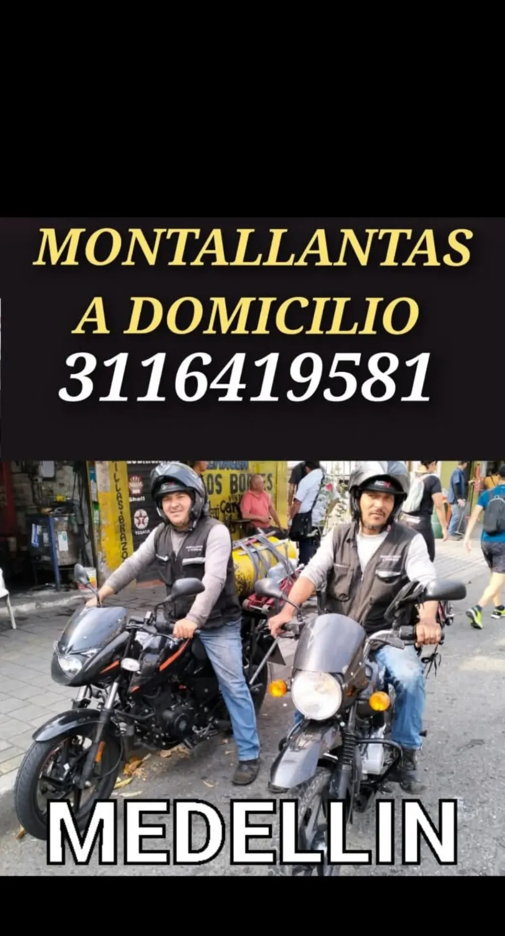 Montallantas A Domicilio en toda el Área Metropolitana de Medellín