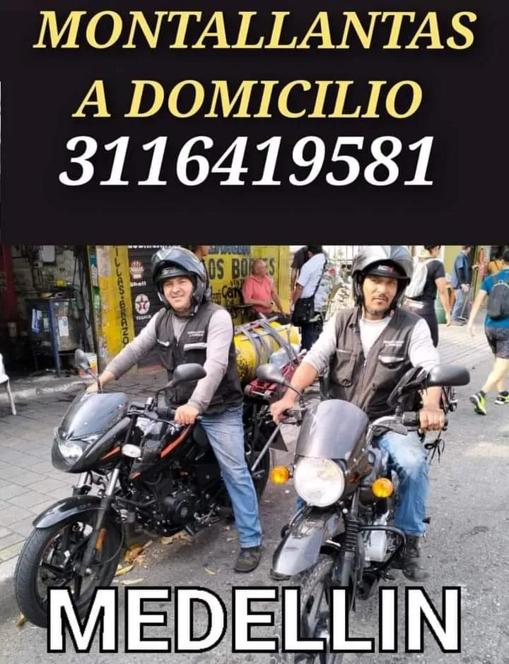 Montallantas a domicilio en toda el área metropolitana de Medellín