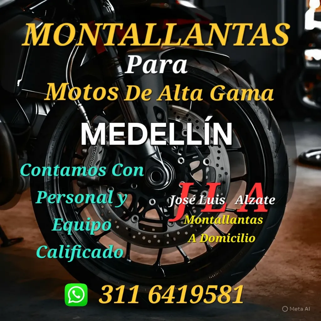 Montallantas A Domicilio, especializado para motos de alta gama y alto cilindraje