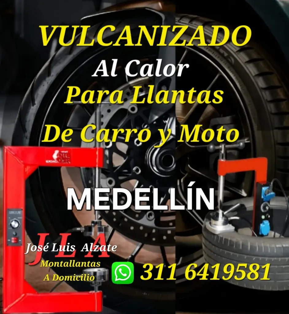 Parchada Al Calor Para Llantas De Carro y Motos