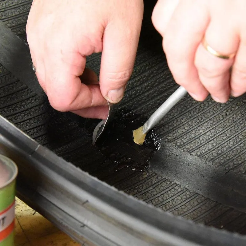 Parche al calor para llantas de moto